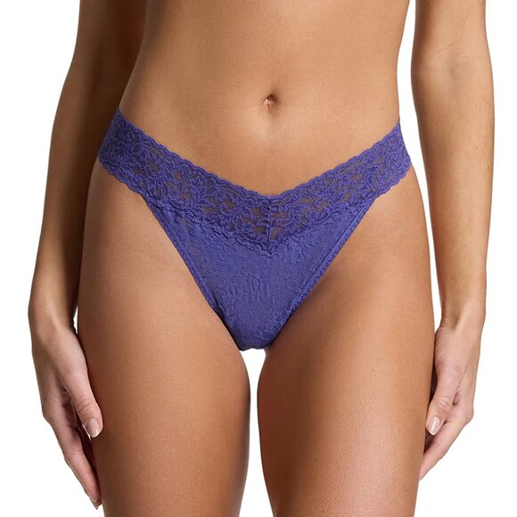 Signature Lace Original Rise Thong - Picture 1 of 3